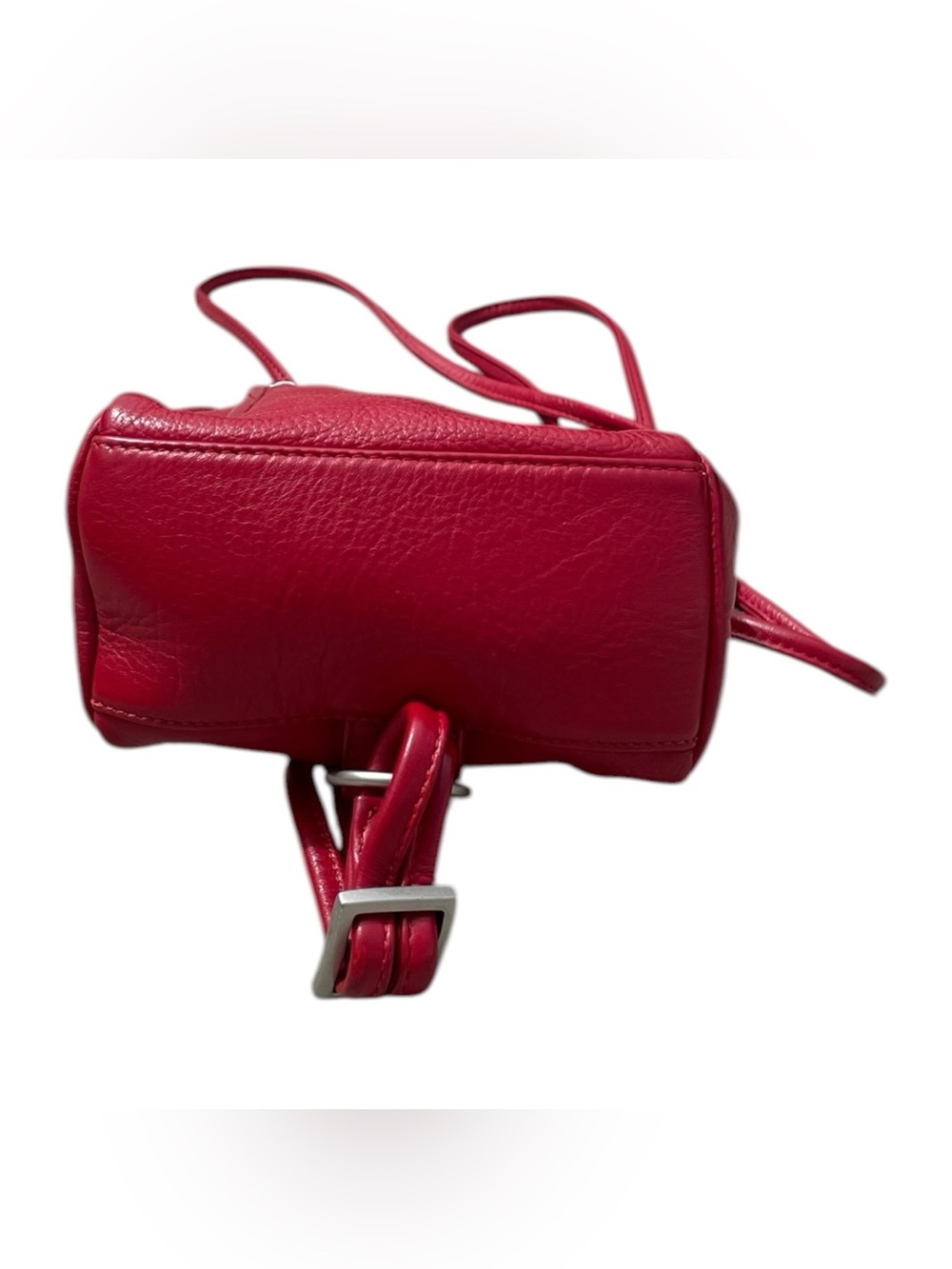 Vintage 90’s Red Leather Mini Backpack - Picture 4 of 6